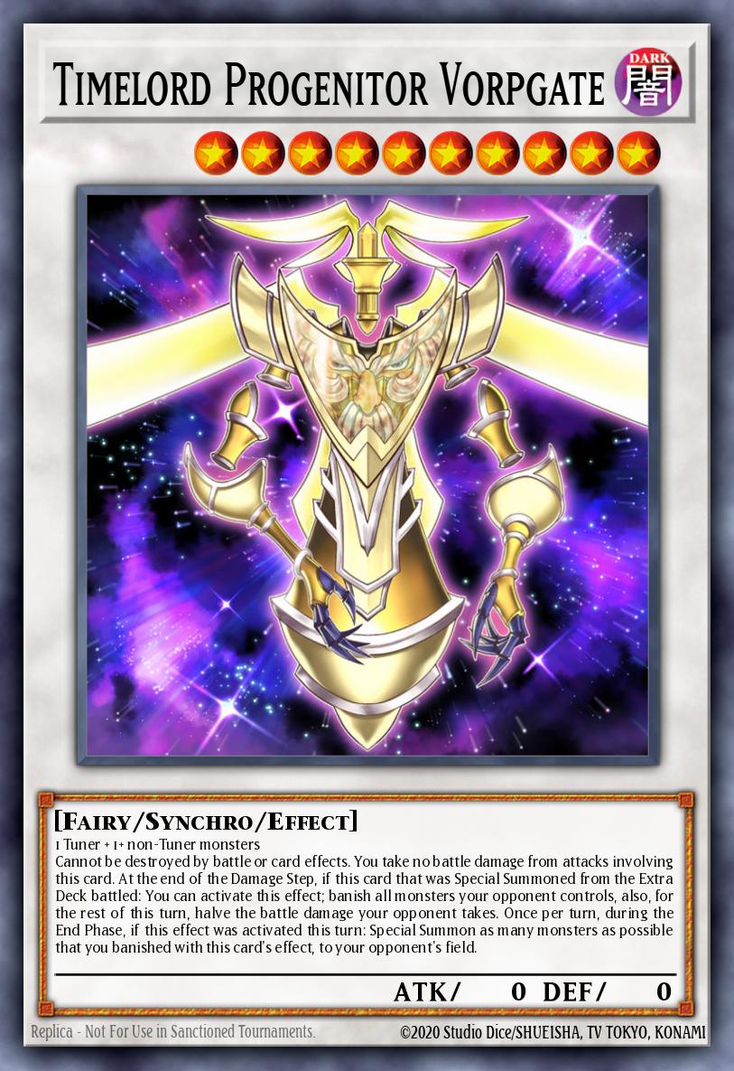 Timelord Progenitor Vorpgate YA06-EN001 – Yu-Gi-Oh! ARC-V Volume 6 promotional card