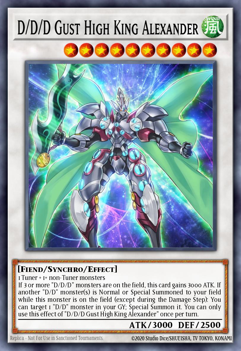 D/D/D Gust High King Alexander COTD-EN040 – Code of the Duelist