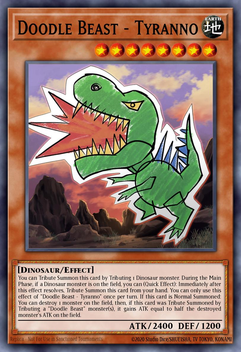 Doodle Beast - Tyranno BLCR-EN033 – Battles of Legend: Crystal Revenge