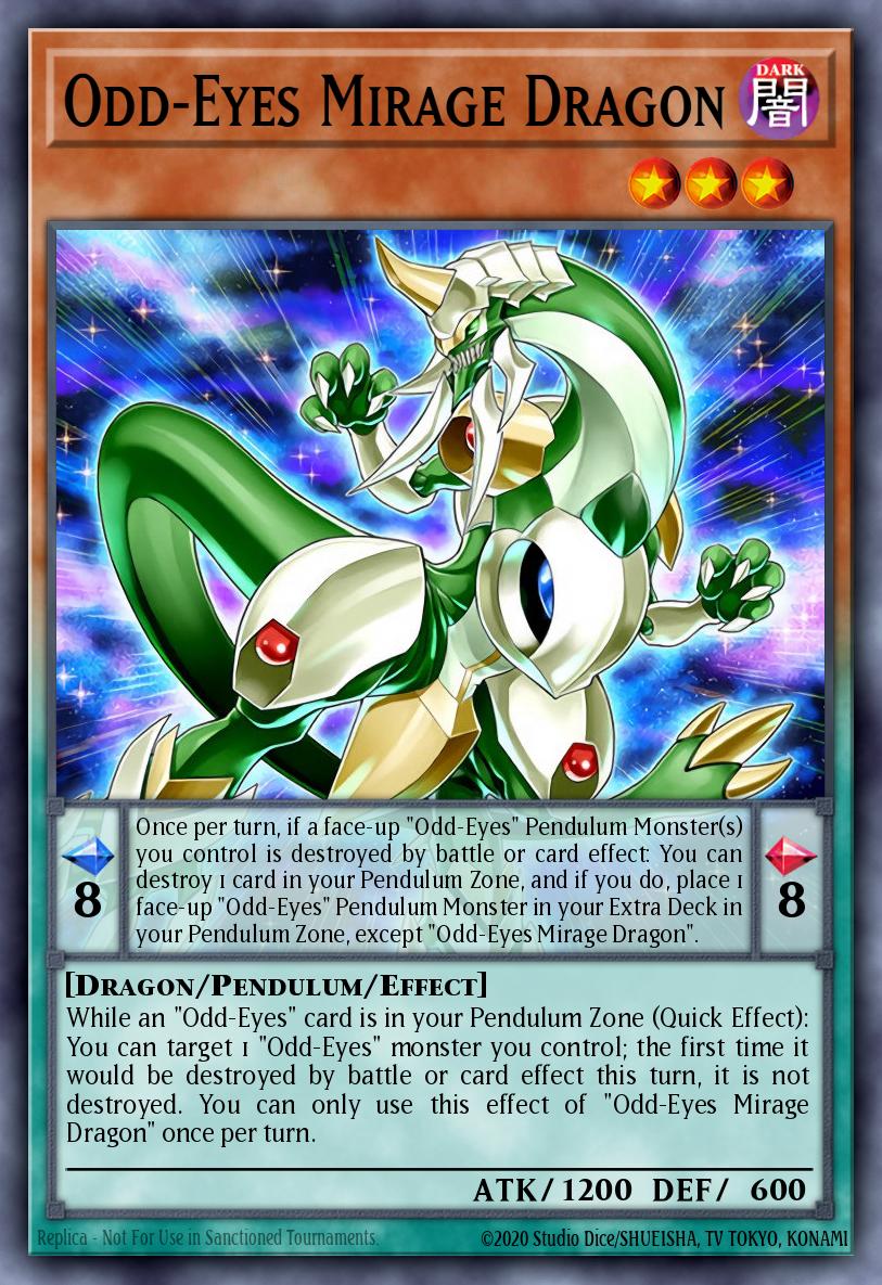 Odd-Eyes Mirage Dragon LAVD-ENO06 – Legendary Arc-V Decks