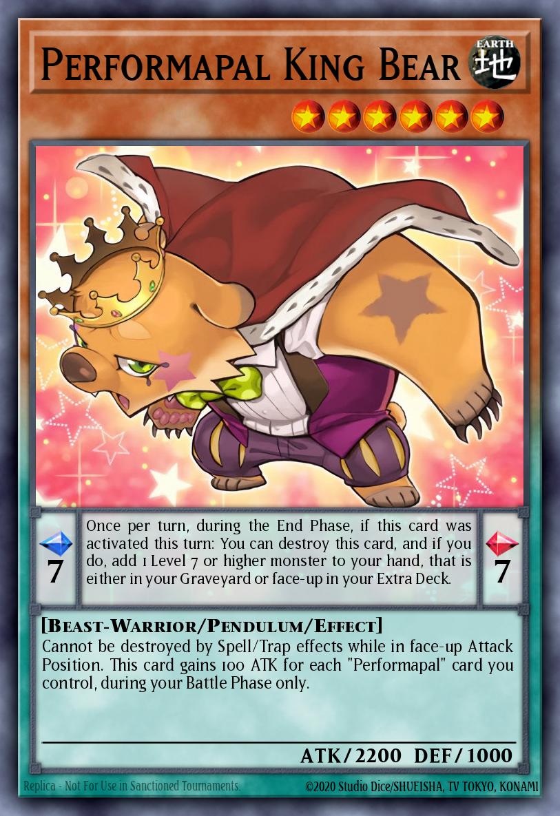 Performapal King Bear YS16-EN002 – Starter Deck: Yuya