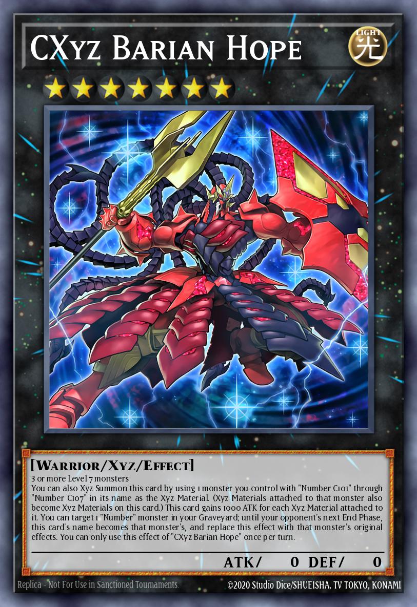 CXyz Barian Hope NECH-ENS14 – The New Challengers: Super Edition
