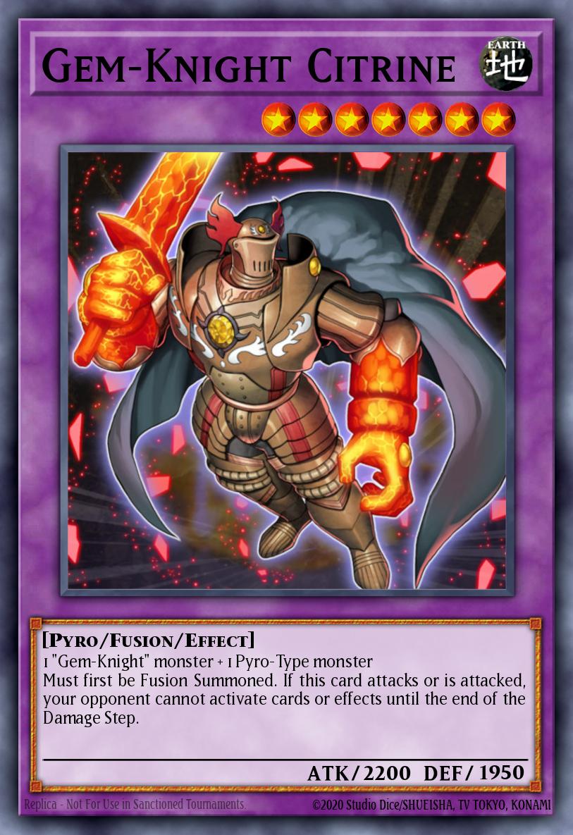 Gem-Knight Citrine DT06-EN035 – Duel Terminal 6a