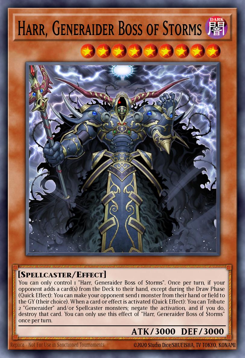 Harr, Generaider Boss of Storms ETCO-EN027 – Eternity Code