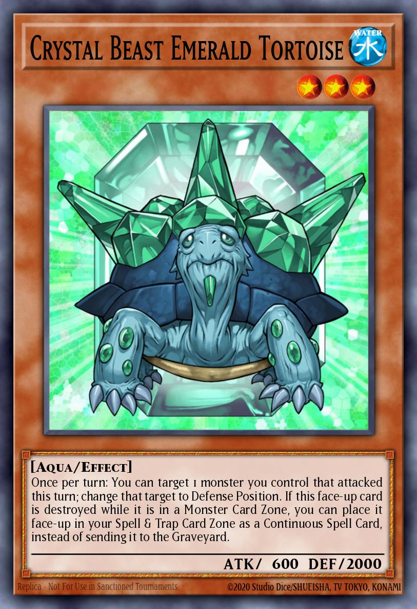Crystal Beast Emerald Tortoise DP07-EN003 – Duelist Pack: Jesse Anderson