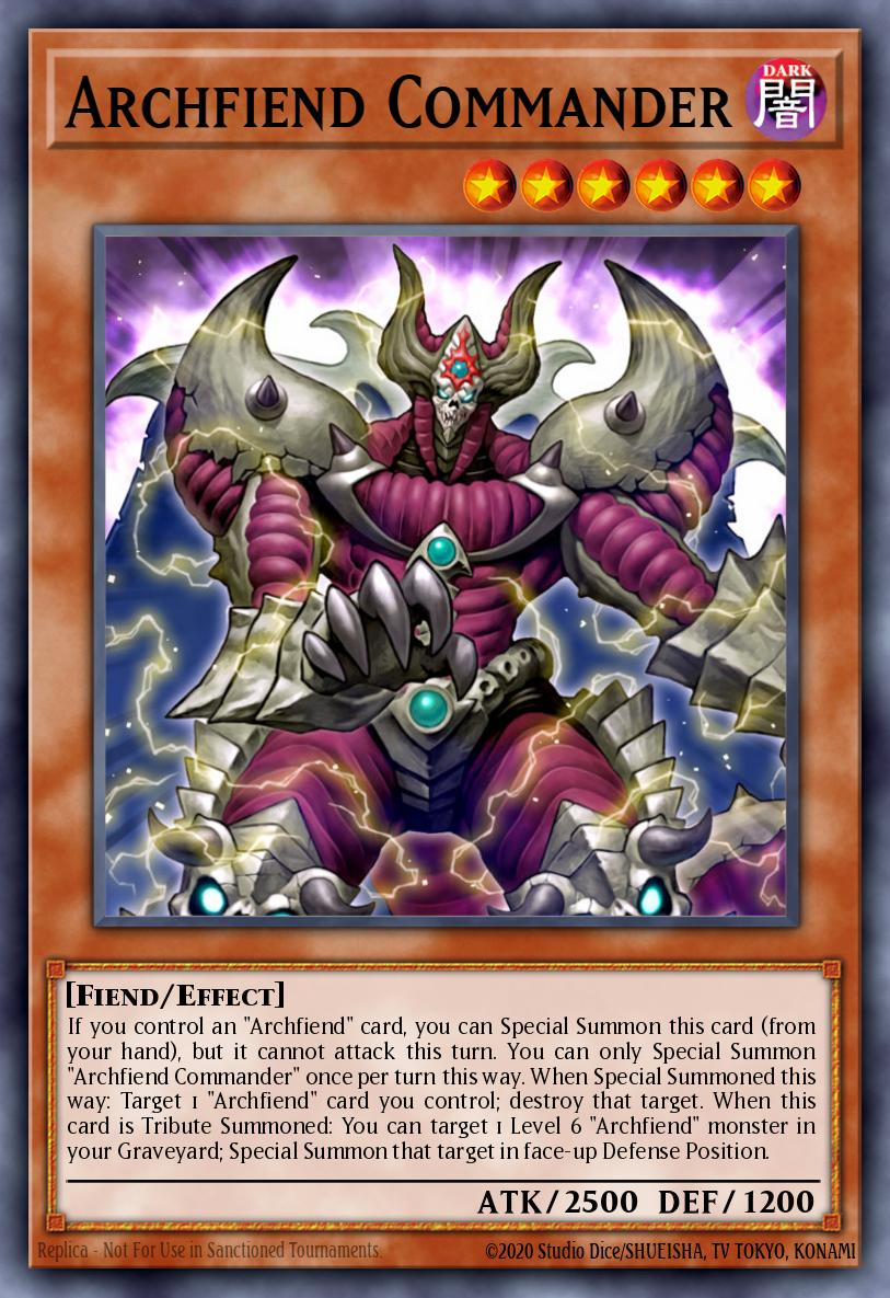 Archfiend Commander JUMP-EN067 – Weekly Shonen Jump December 2013 membership promotional card