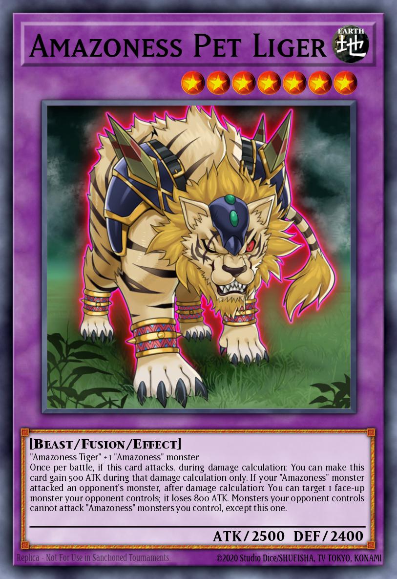Amazoness Pet Liger MP18-EN166 – 2018 Mega-Tin Mega Pack