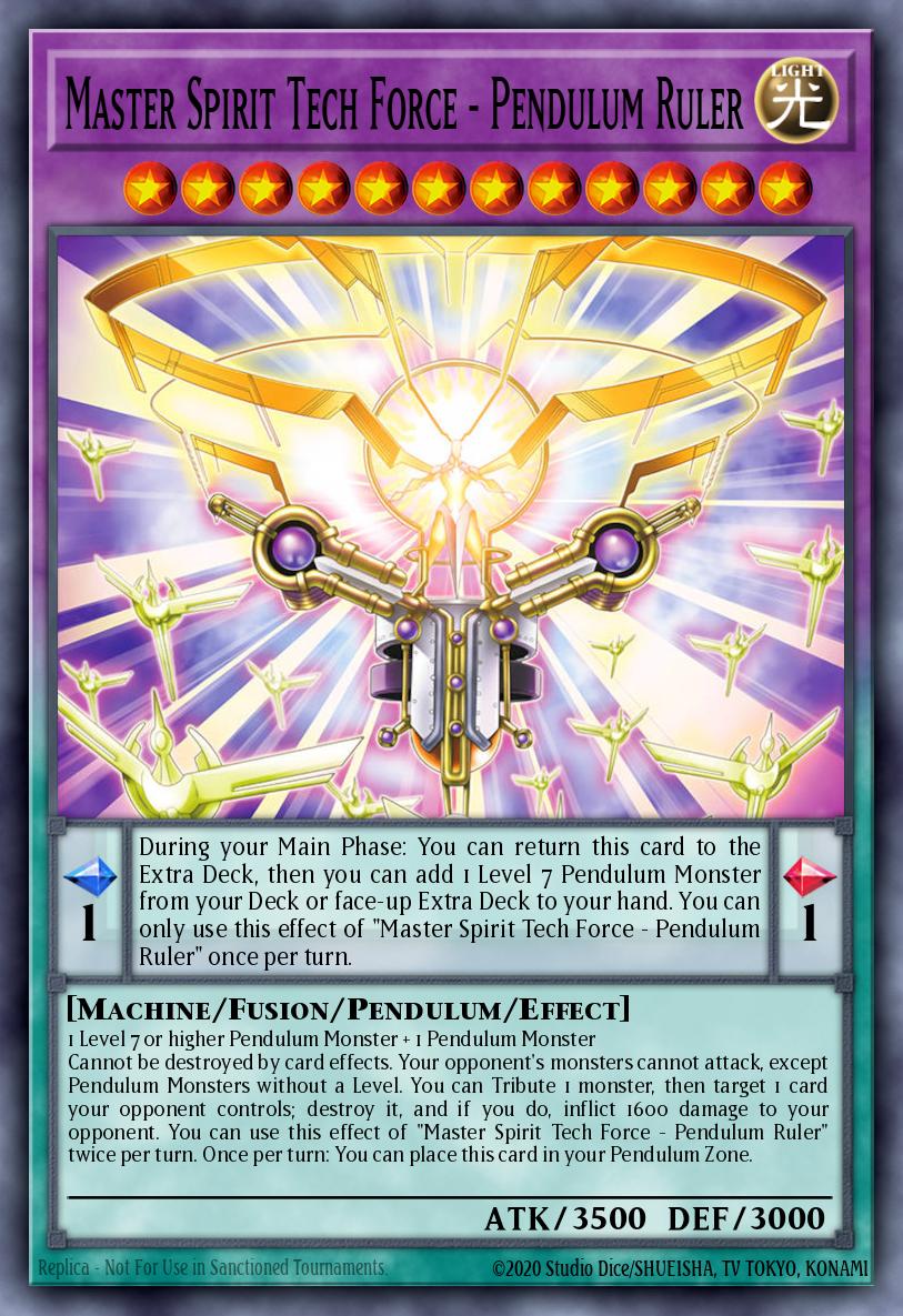 Master Spirit Tech Force - Pendulum Ruler MAMO-EN027 – Magnificent Monsters