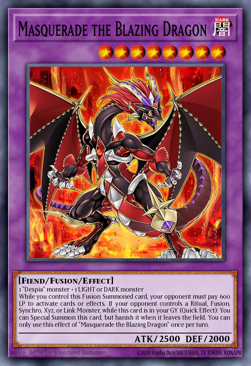 Masquerade the Blazing Dragon RA02-EN022 – 25th Anniversary Rarity Collection II