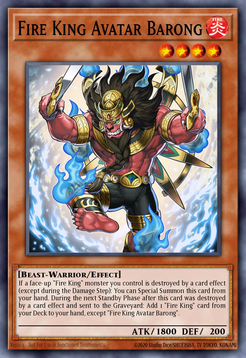 Fire King Avatar Barong SDOK-EN002 – Onslaught of the Fire Kings Structure Deck