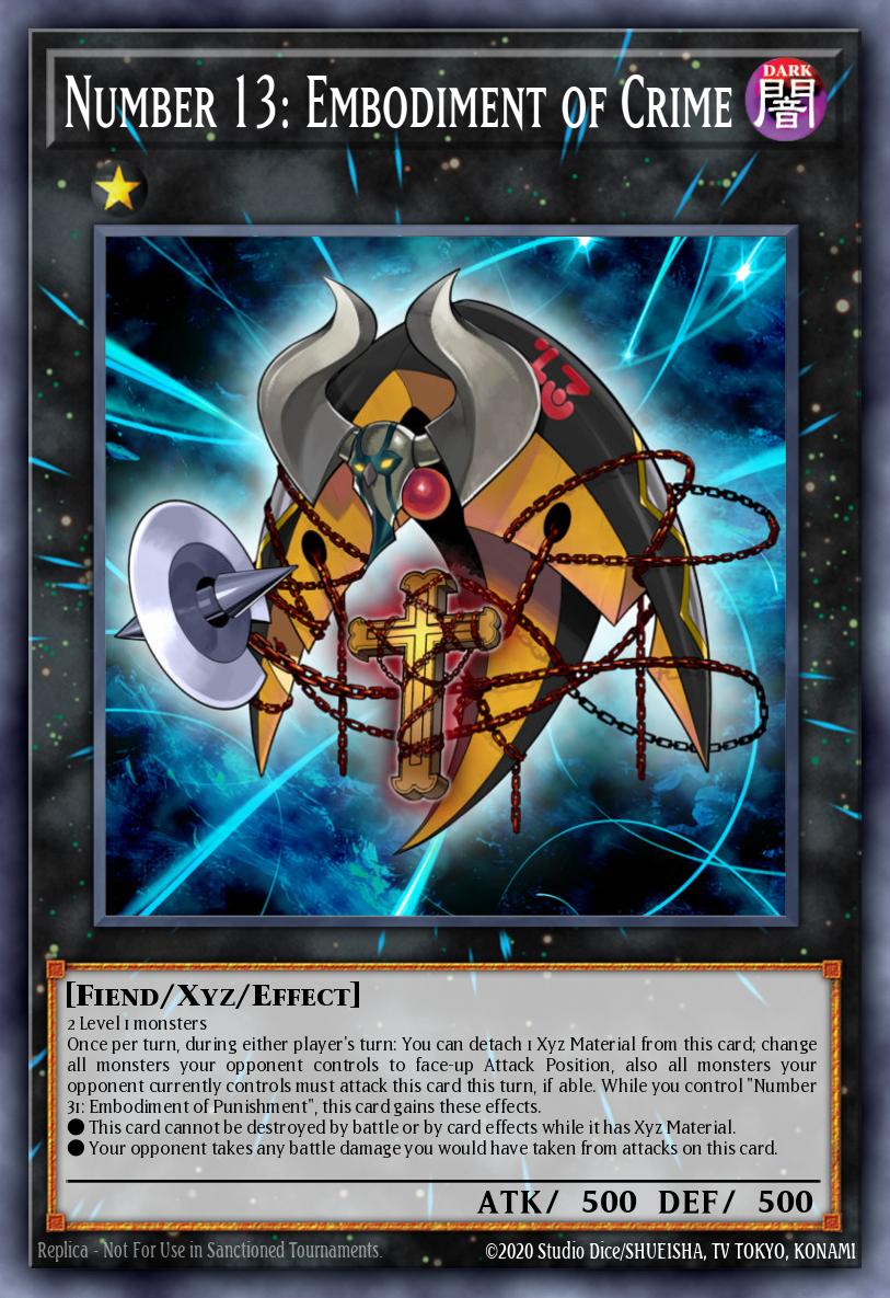 Number 13: Embodiment of Crime PGLD-EN023 – Premium Gold