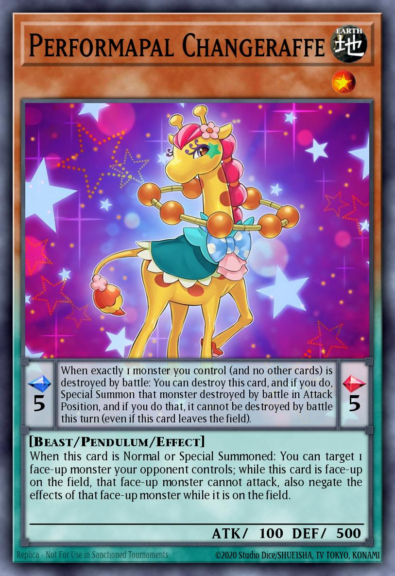 Performapal Changeraffe INOV-EN005 – Invasion: Vengeance