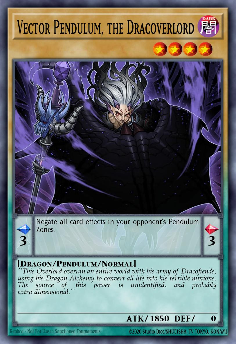 Vector Pendulum, the Dracoverlord PGL3-EN041 – Premium Gold: Infinite Gold