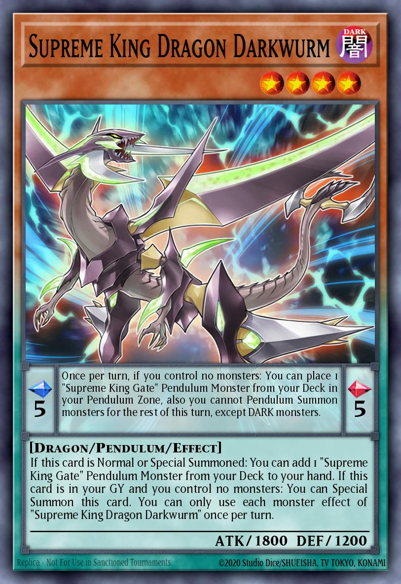 Supreme King Dragon Darkwurm MZMI-EN057 – Maze of Millennia