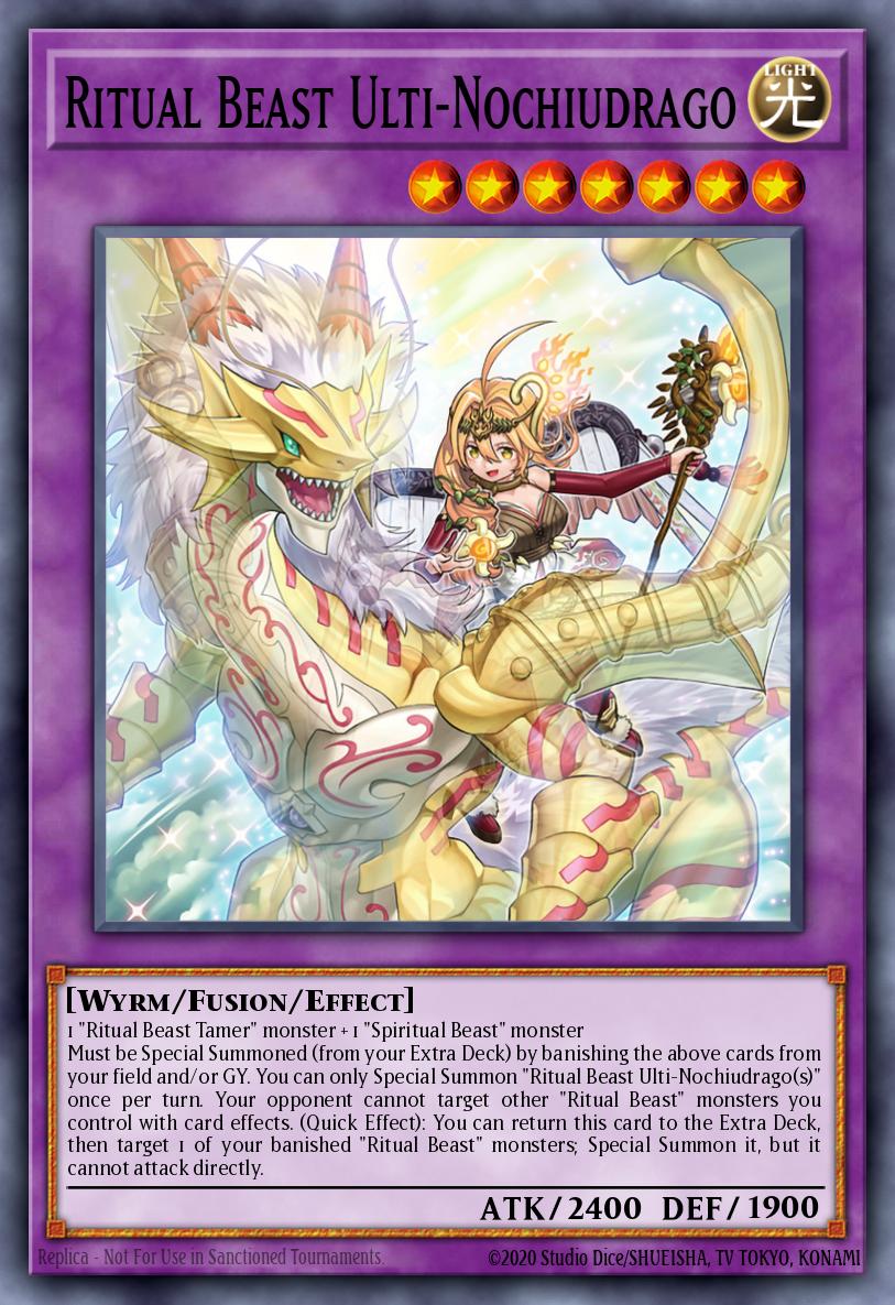 Ritual Beast Ulti-Nochiudrago BLTR-EN018 – Battles of Legend: Terminal Revenge