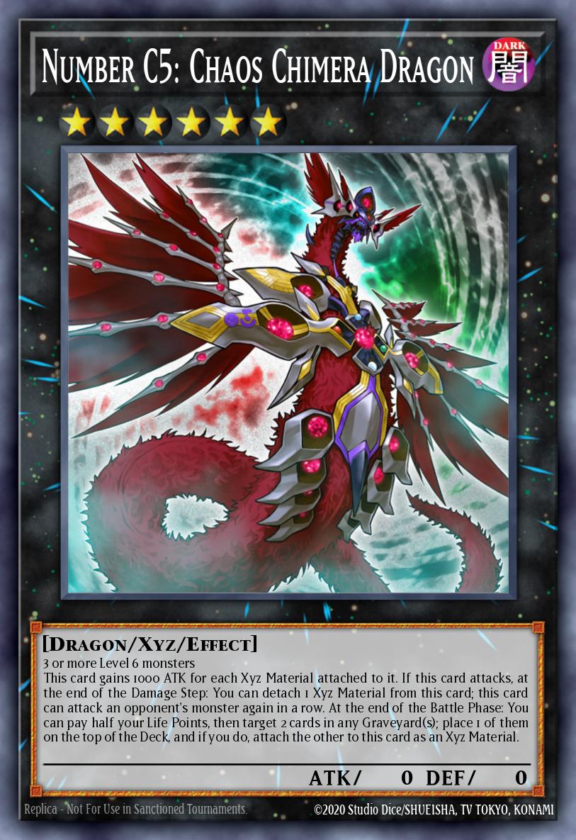 Number C5: Chaos Chimera Dragon DRLG-EN043 – Dragons of Legend