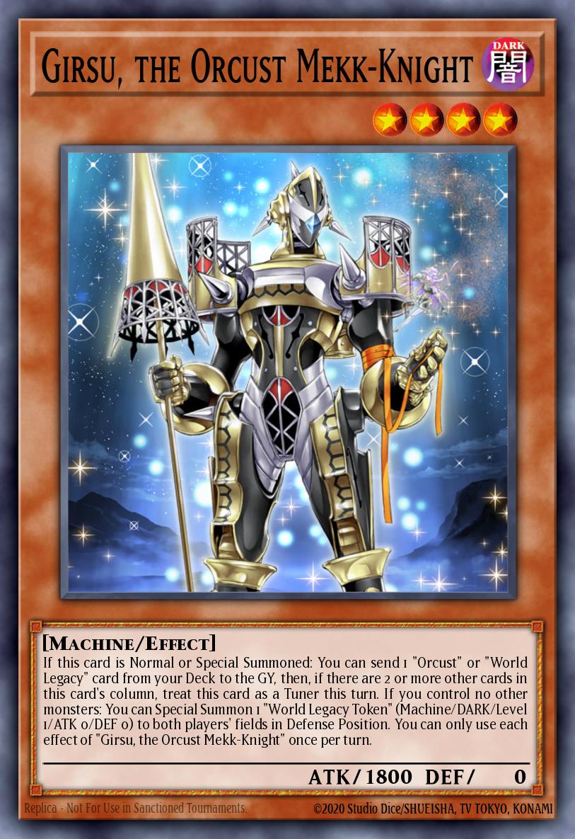 Girsu, the Orcust Mekk-Knight RA03-EN026 – Quarter Century Bonanza