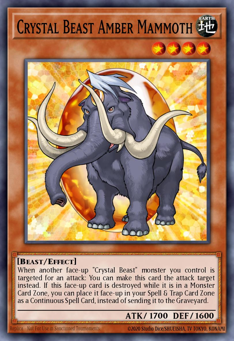 Crystal Beast Amber Mammoth BLCR-EN051 – Battles of Legend: Crystal Revenge