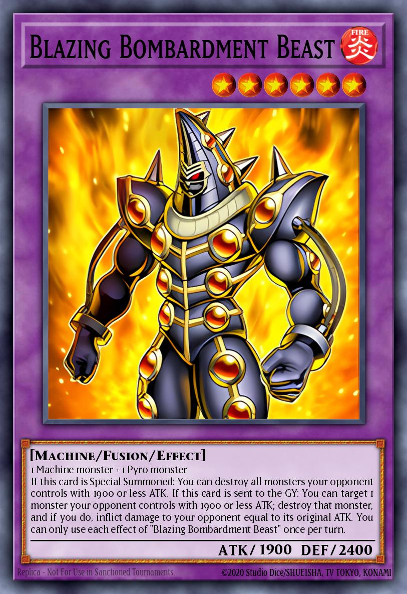 Blazing Bombardment Beast INFO-EN097 – The Infinite Forbidden