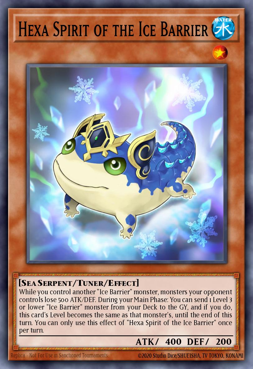 Hexa Spirit of the Ice Barrier BLTR-EN074 – Battles of Legend: Terminal Revenge
