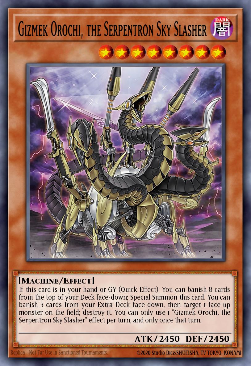 Gizmek Orochi, the Serpentron Sky Slasher AMDE-EN048 – Amazing Defenders