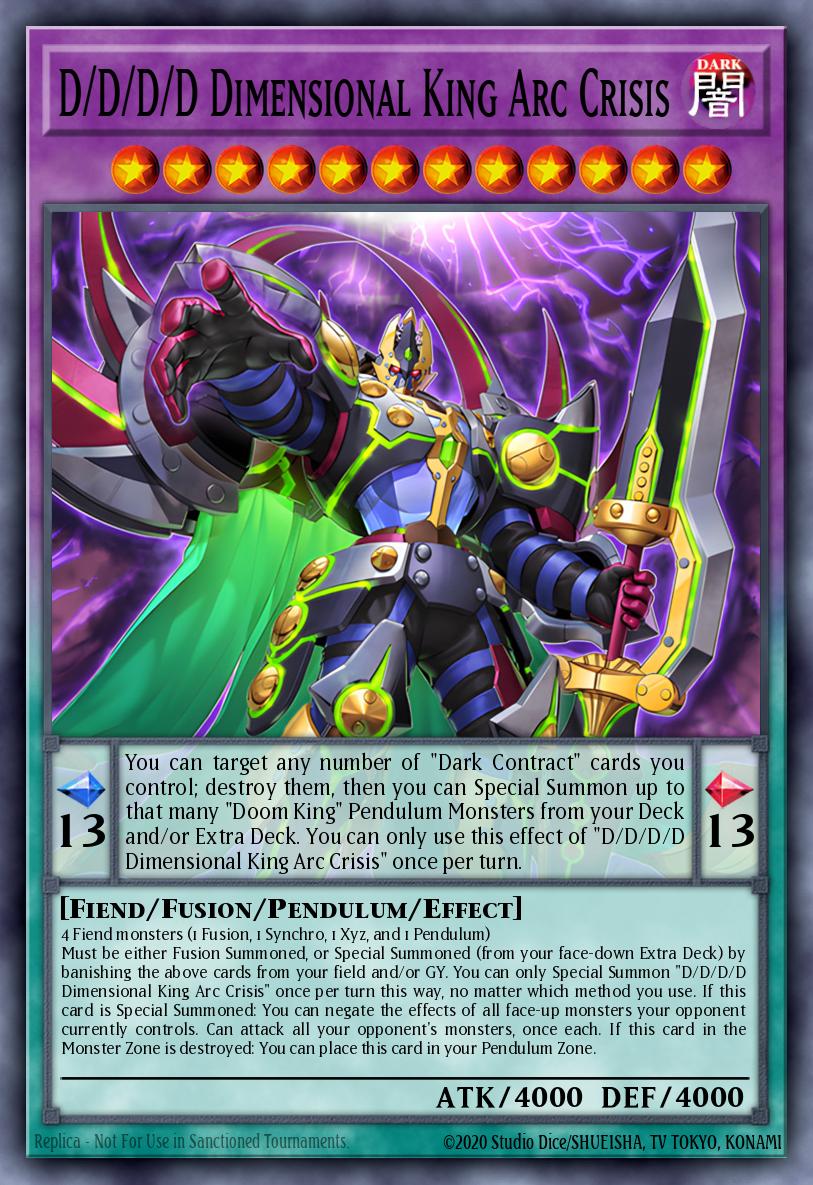 D/D/D/D Dimensional King Arc Crisis DOOD-EN035 – Doom of Dimensions