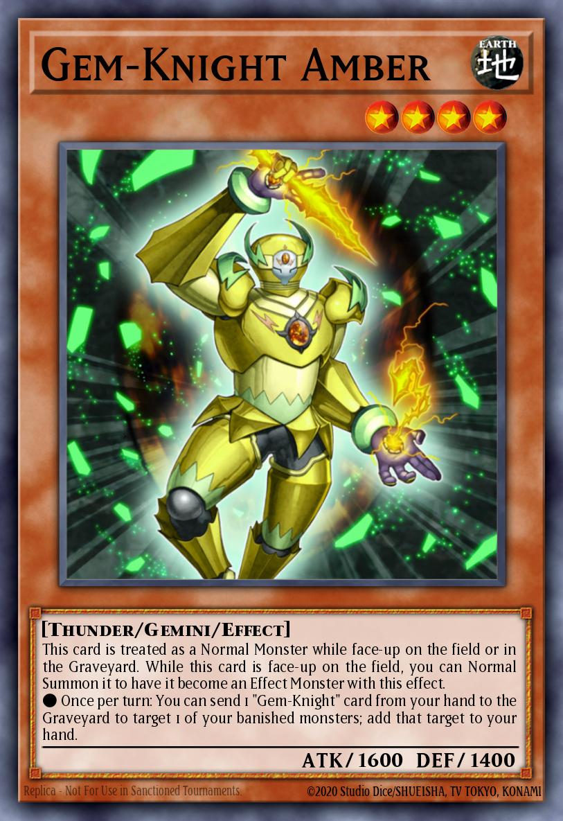 Gem-Knight Amber DT06-EN069 – Duel Terminal 6b