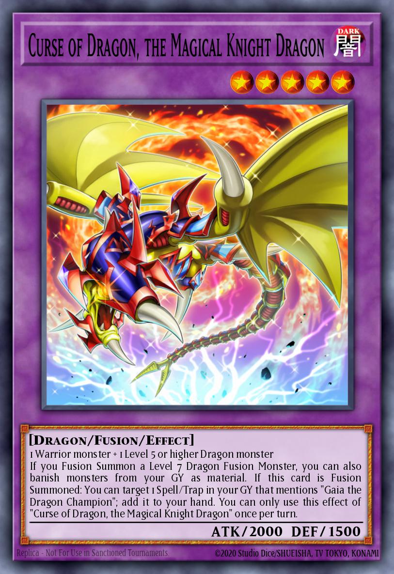 Curse of Dragon, the Magical Knight Dragon DIFO-EN097 – Dimension Force
