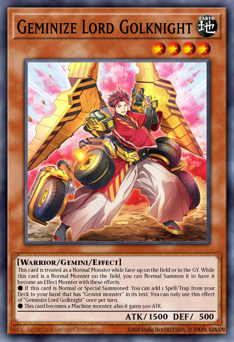 Geminize Lord Golknight BODE-EN032 – Burst of Destiny