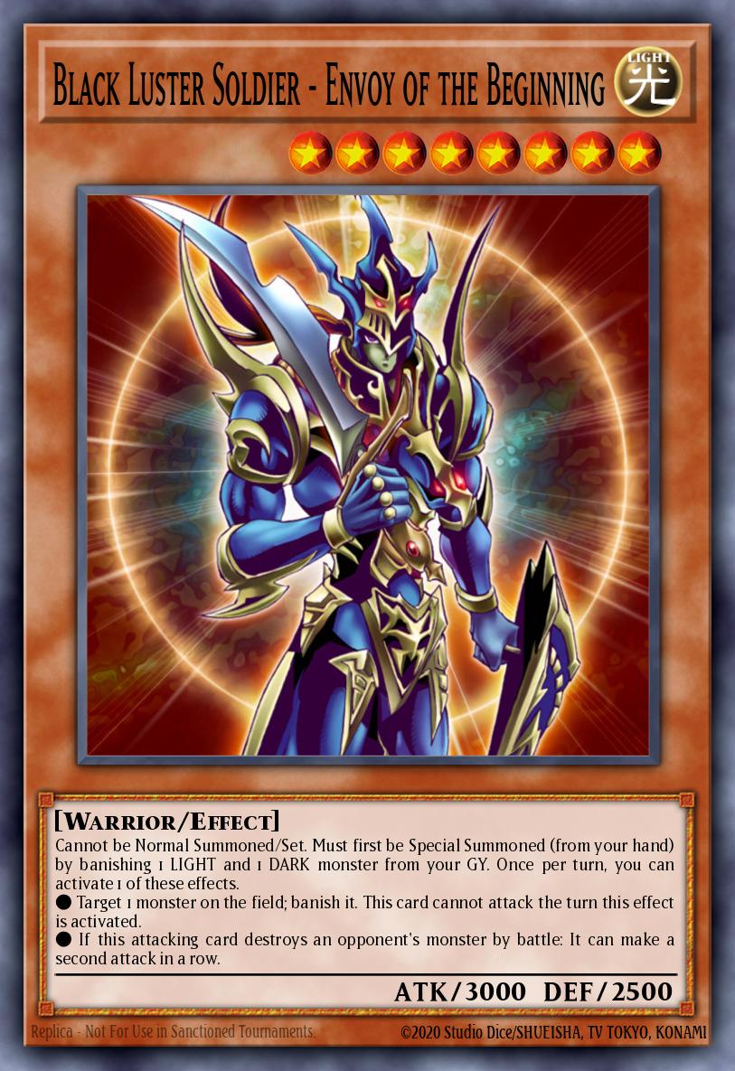 Black Luster Soldier - Envoy of the Beginning TYP1-EN003 – THANK YOU PACK