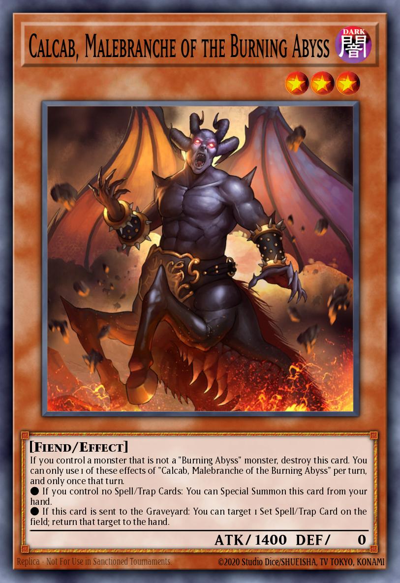 Calcab, Malebranche of the Burning Abyss PGL3-EN048 – Premium Gold: Infinite Gold