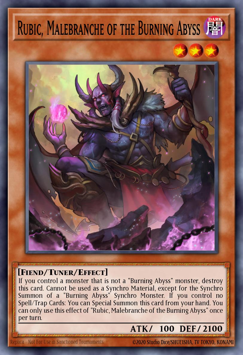 Rubic, Malebranche of the Burning Abyss NECH-EN082 – The New Challengers