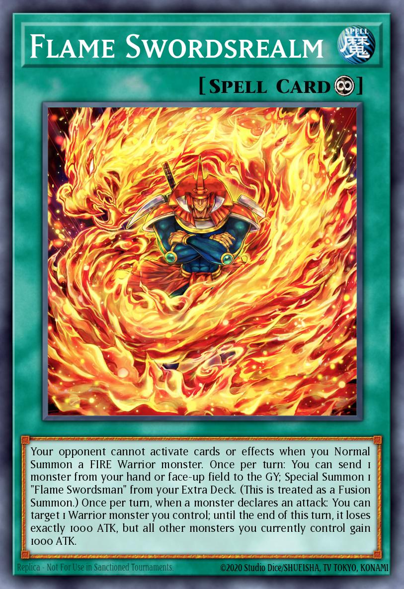 Flame Swordsrealm MZMI-EN006 – Maze of Millennia