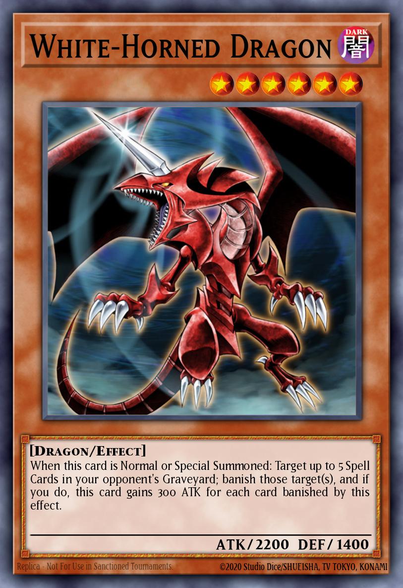 White-Horned Dragon DT07-EN009 – Duel Terminal 7a