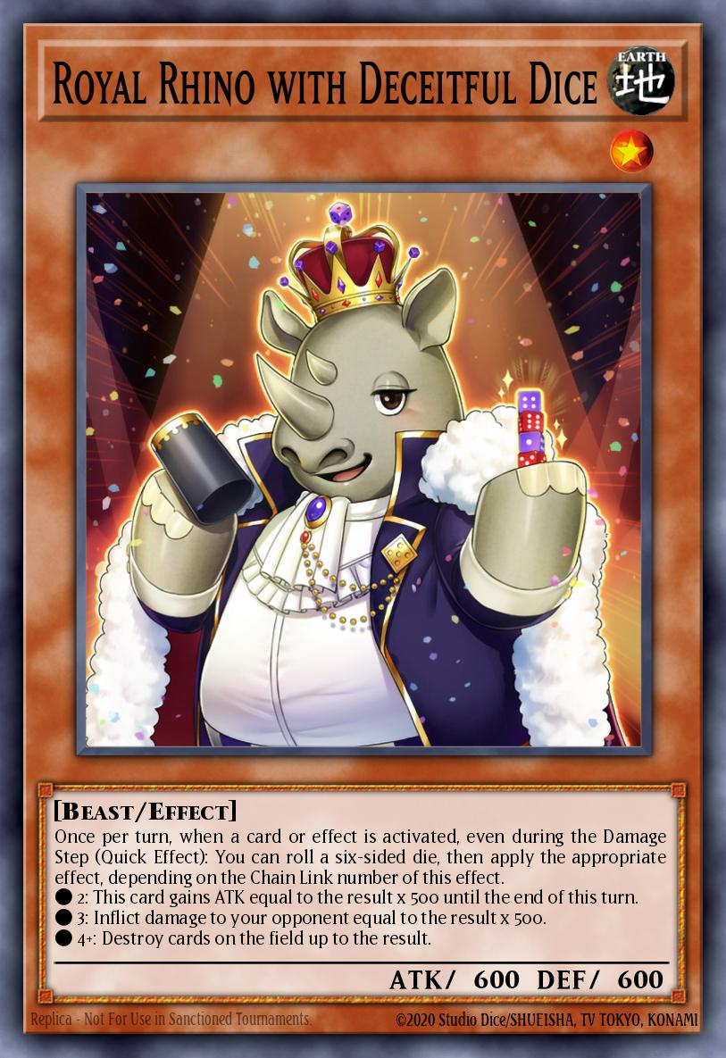 Royal Rhino with Deceitful Dice PHNI-EN036 – Phantom Nightmare