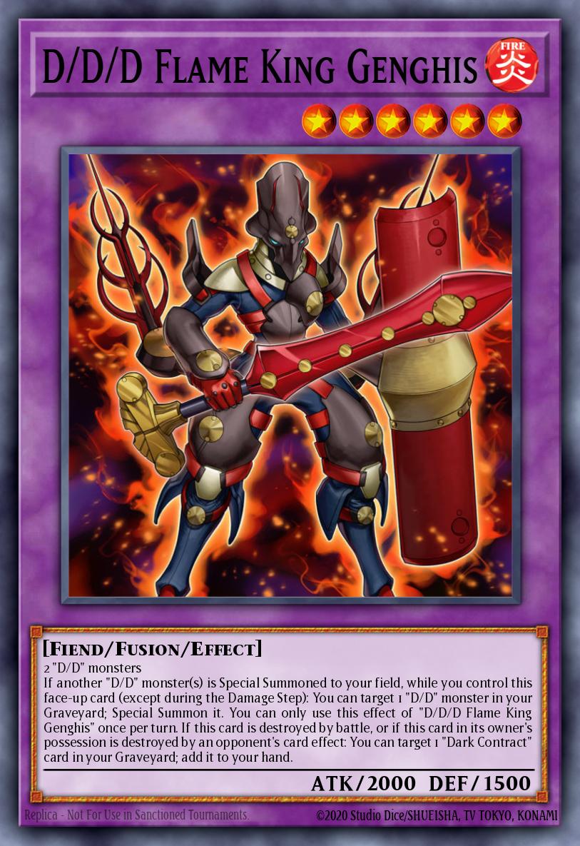 D/D/D Flame King Genghis OP19-EN009 – OTS Tournament Pack 19