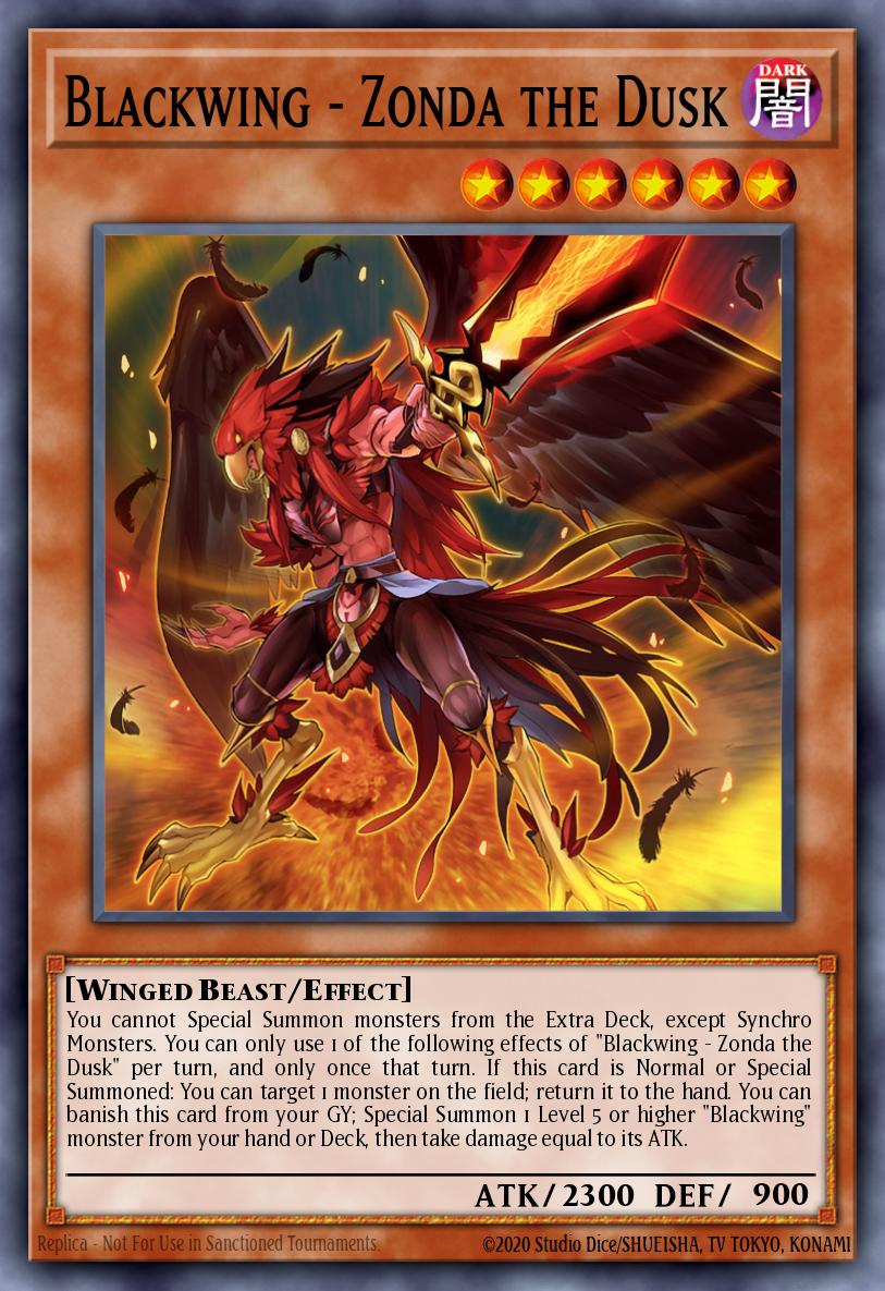Blackwing - Zonda the Dusk DABL-EN005 – Darkwing Blast