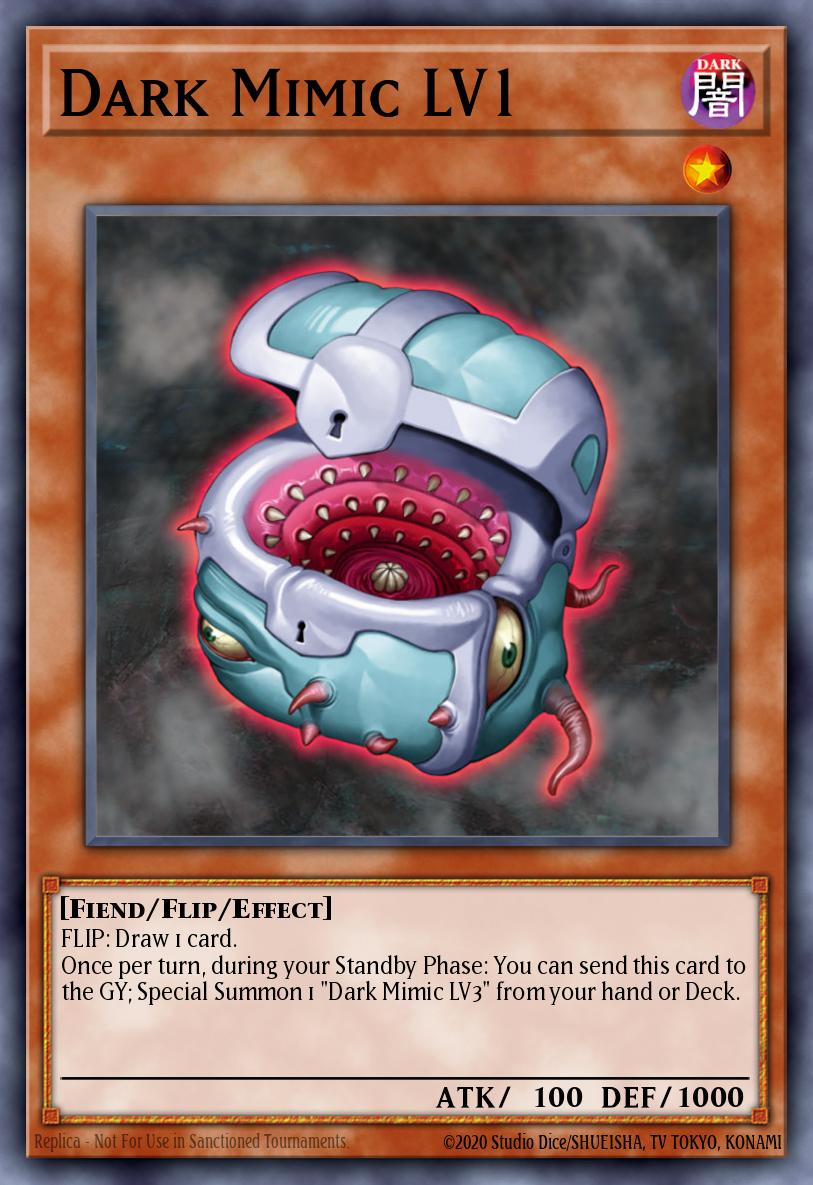 Dark Mimic LV1 SS05-ENA18 – Speed Duel Starter Decks: Twisted Nightmares