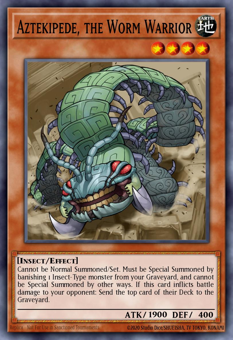 Aztekipede, the Worm Warrior BP03-EN041 – Battle Pack 3: Monster League