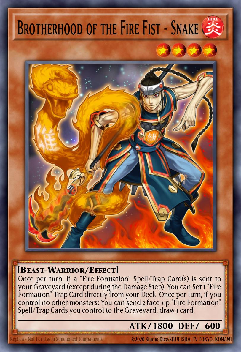 Brotherhood of the Fire Fist - Snake CBLZ-EN026 – Cosmo Blazer
