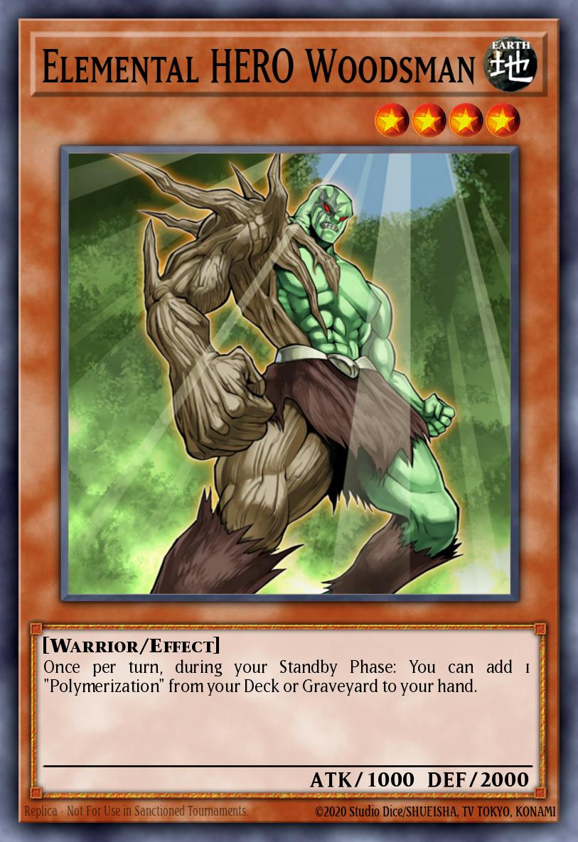 Elemental HERO Woodsman DT04-EN058 – Duel Terminal 4