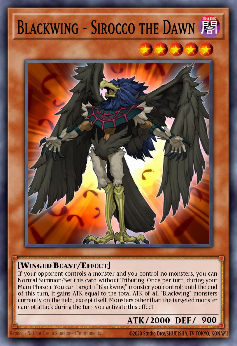 Blackwing - Sirocco the Dawn BLCR-EN058 – Battles of Legend: Crystal Revenge