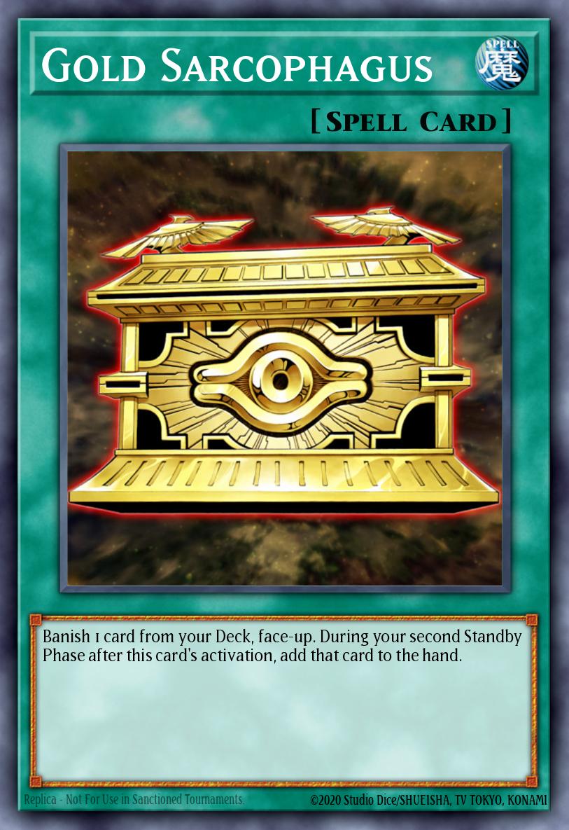 Gold Sarcophagus NKRT-EN041 – Noble Knights of the Round Table Power-Up Pack
