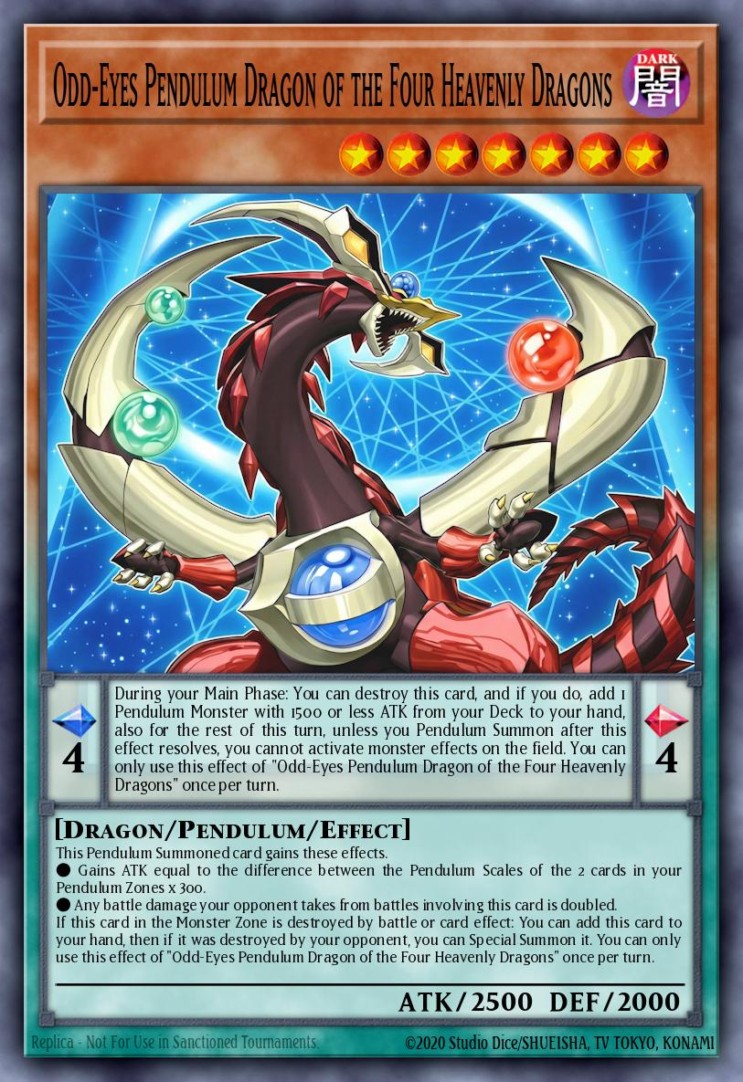 Odd-Eyes Pendulum Dragon of the Four Heavenly Dragons MAMO-EN013 – Magnificent Monsters