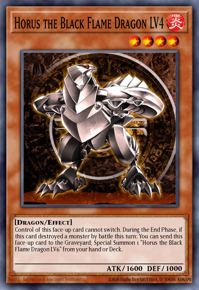 Horus the Black Flame Dragon LV4 SOD-EN006 – Soul of the Duelist