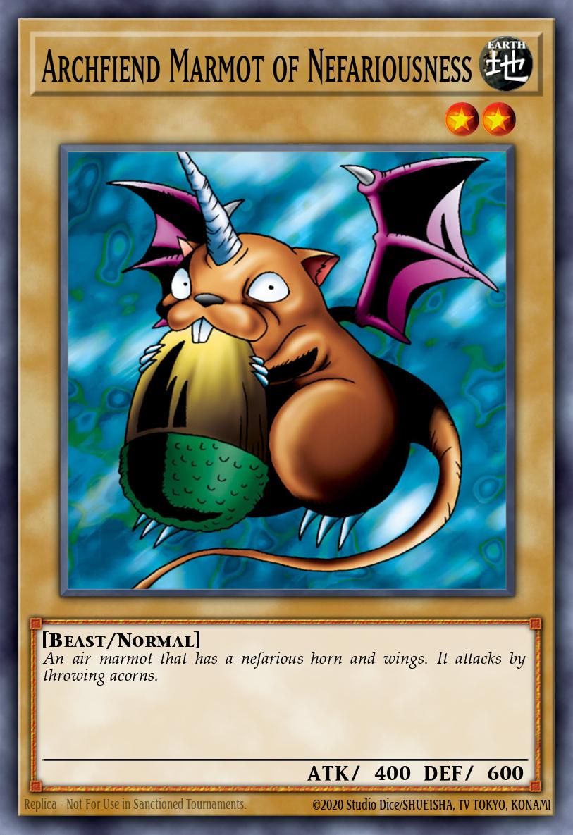 Archfiend Marmot of Nefariousness TP6-EN016 – Tournament Pack 6