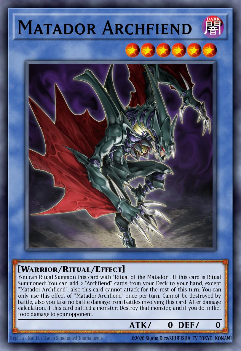 Matador Archfiend MZMU-EN022 – Maze of Muertos