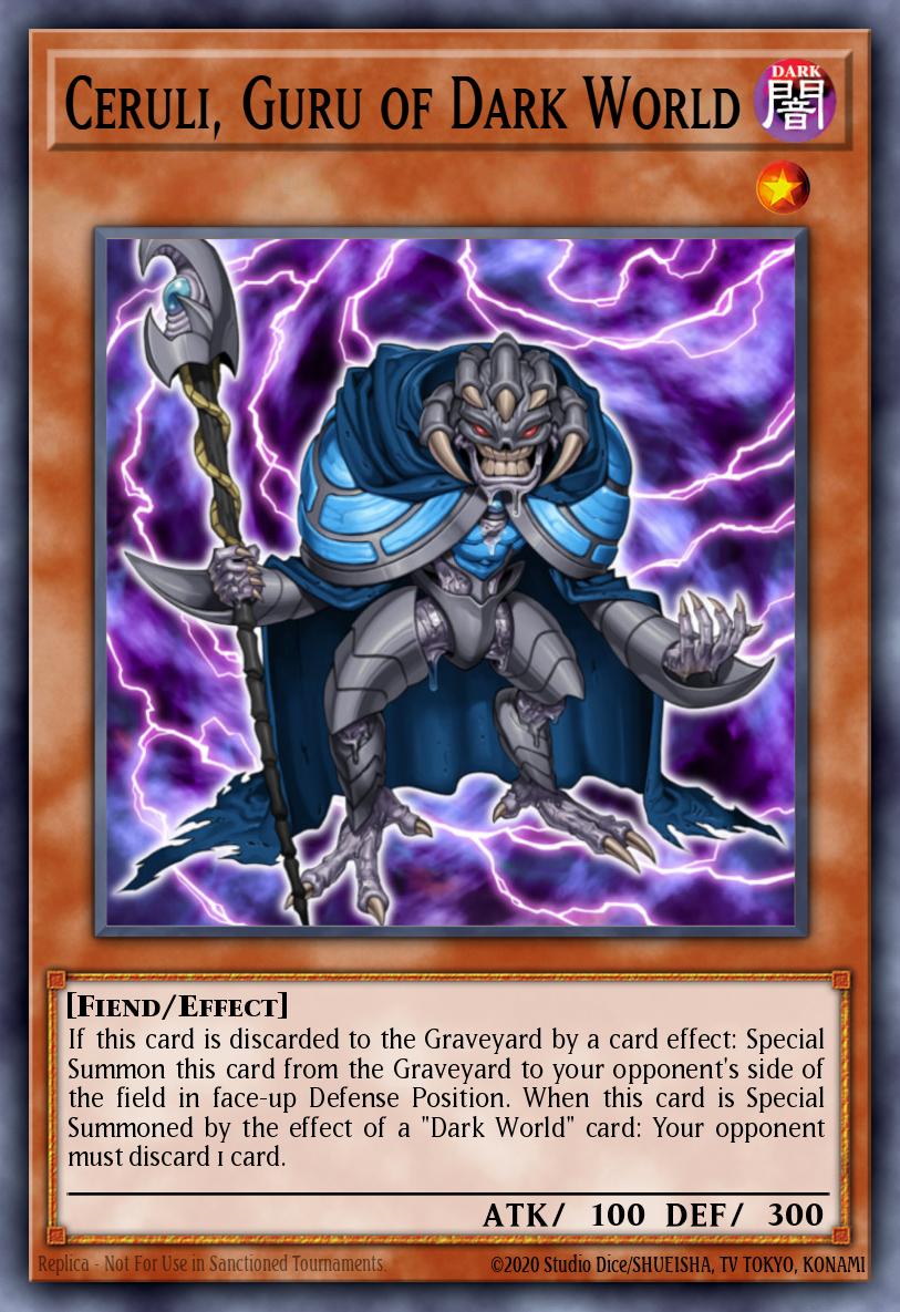 Ceruli, Guru of Dark World SDGU-EN003 – Gates of the Underworld Structure Deck