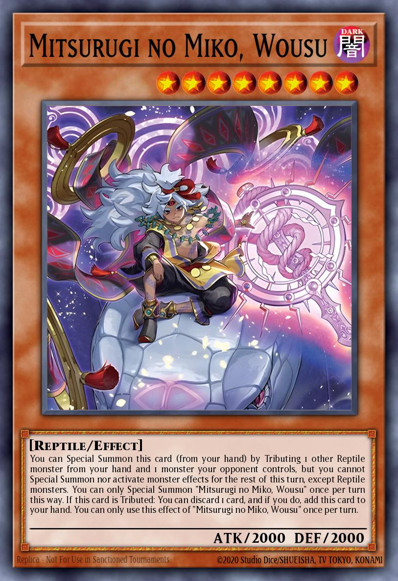Mitsurugi no Miko, Wousu L26D-ENM07 – Legendary Modern Decks 2026
