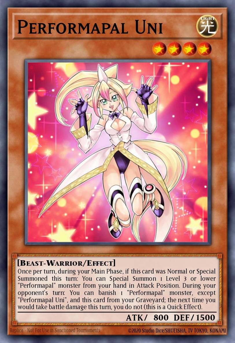 Performapal Uni DRL3-EN002 – Dragons of Legend: Unleashed